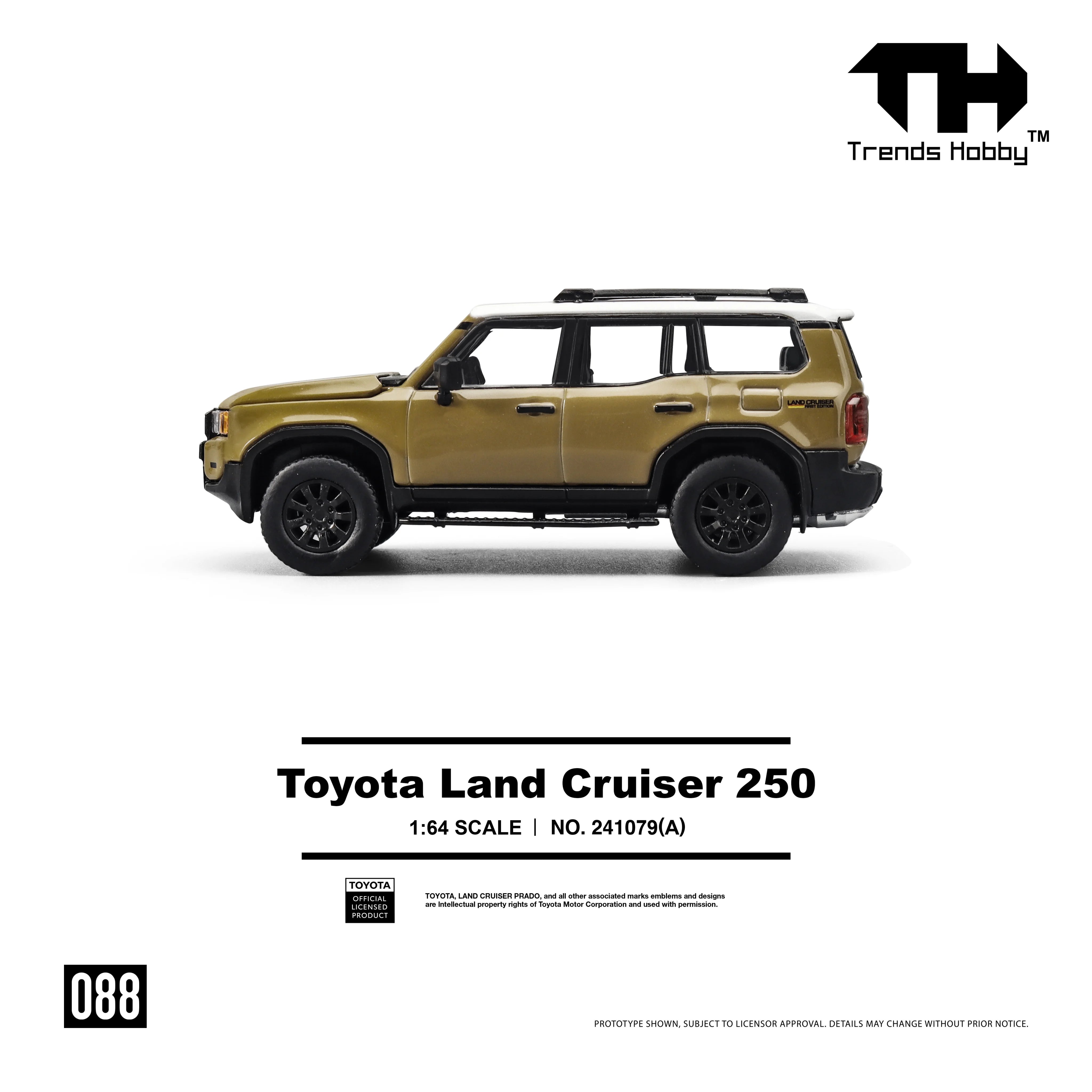 Trends Hobby - Toyota Land Cruiser 250 Sands Yellow