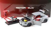 1:18 HONDA CIVIC TYPE R (EK9) – NARDO GREY – MOTORHELIX