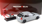 1:18 HONDA CIVIC TYPE R (EK9) – NARDO GREY – MOTORHELIX