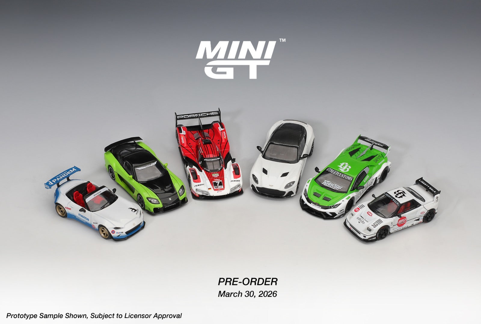 MINIGT 1/64 Mazda RX-7 VeilSide Fortune7 Green