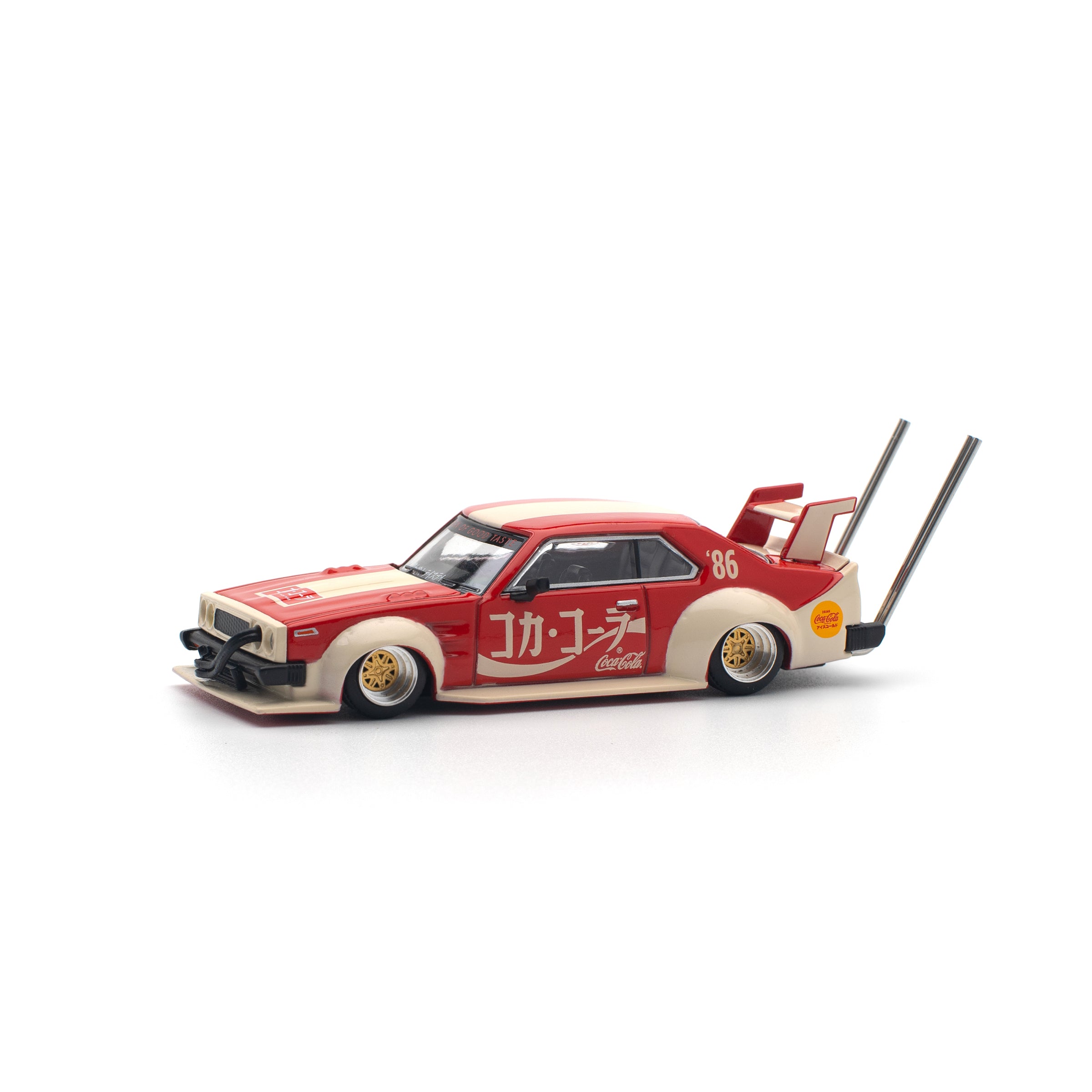 POPRACE 1/64 NISSAN SKYLINE C210 KAIDO RACER BOSOZOKU STYLE COCA COLA