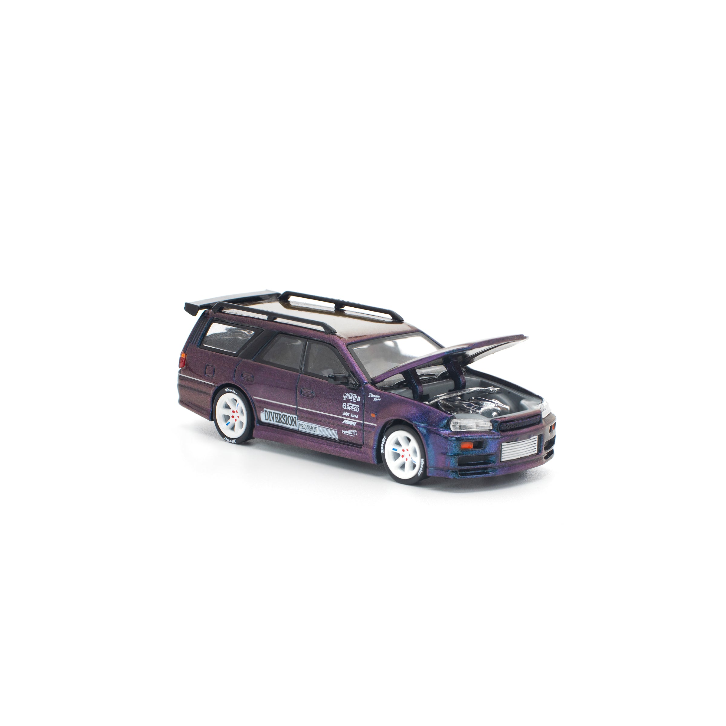 NISSAN STAGEA  MAGIC PURPLE - POP RACE