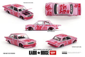 KAIDO HOUSE X MINI GT 1:64 达特桑 510 PRO STREET BUTA V1 – 粉色 KHMG161