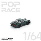 POP RACE 1:64 SINGER DLS TURBO (ROAD) – GREEN - PRE ORDER