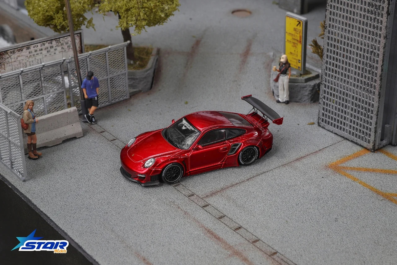 Star Models 1/64 Porsche RWB 997 Wide-Body Modified Red