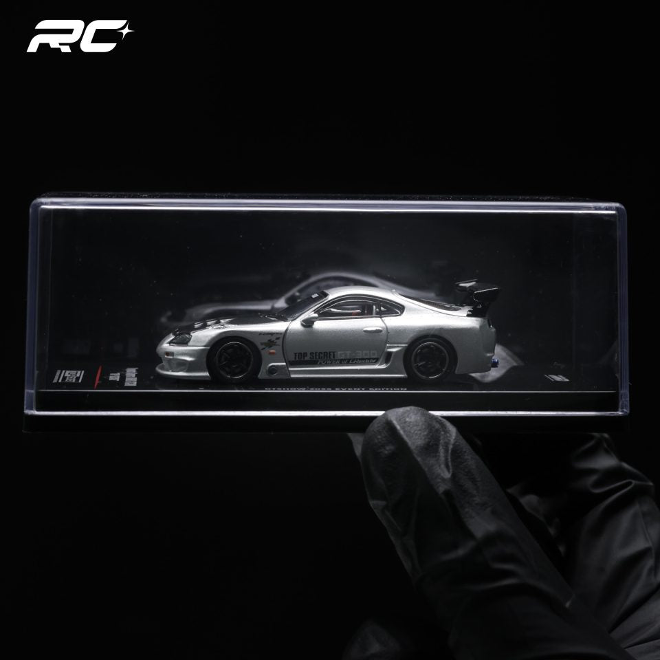 INNO64 1:64 丰田Supra (A80) TOP SECRET GT300 银色 GT SHOW 限定版