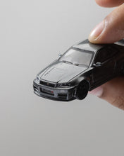 MINIGT - 1/64 日产 Skyline GT-R 深金属灰 (NISMO BNR34 CRS 版)