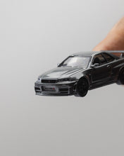 MINIGT - 1/64 日产 Skyline GT-R 深金属灰 (NISMO BNR34 CRS 版)