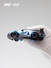 JXC 1/43 GT3 RS RC Blue Drift Car (Ready to Run, 4WD Gyro)