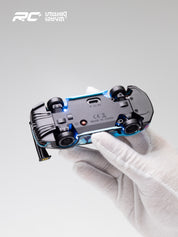 JXC 1/43 GT3 RS RC Blue Drift Car (Ready to Run, 4WD Gyro)
