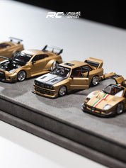 ( 7 Cars ) Gold and Carbon  ( Chase car ) HEC Beijing Exhibition Limited Edition