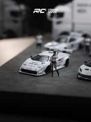 Full Set Liberty Walk 1/64 White livery setup
