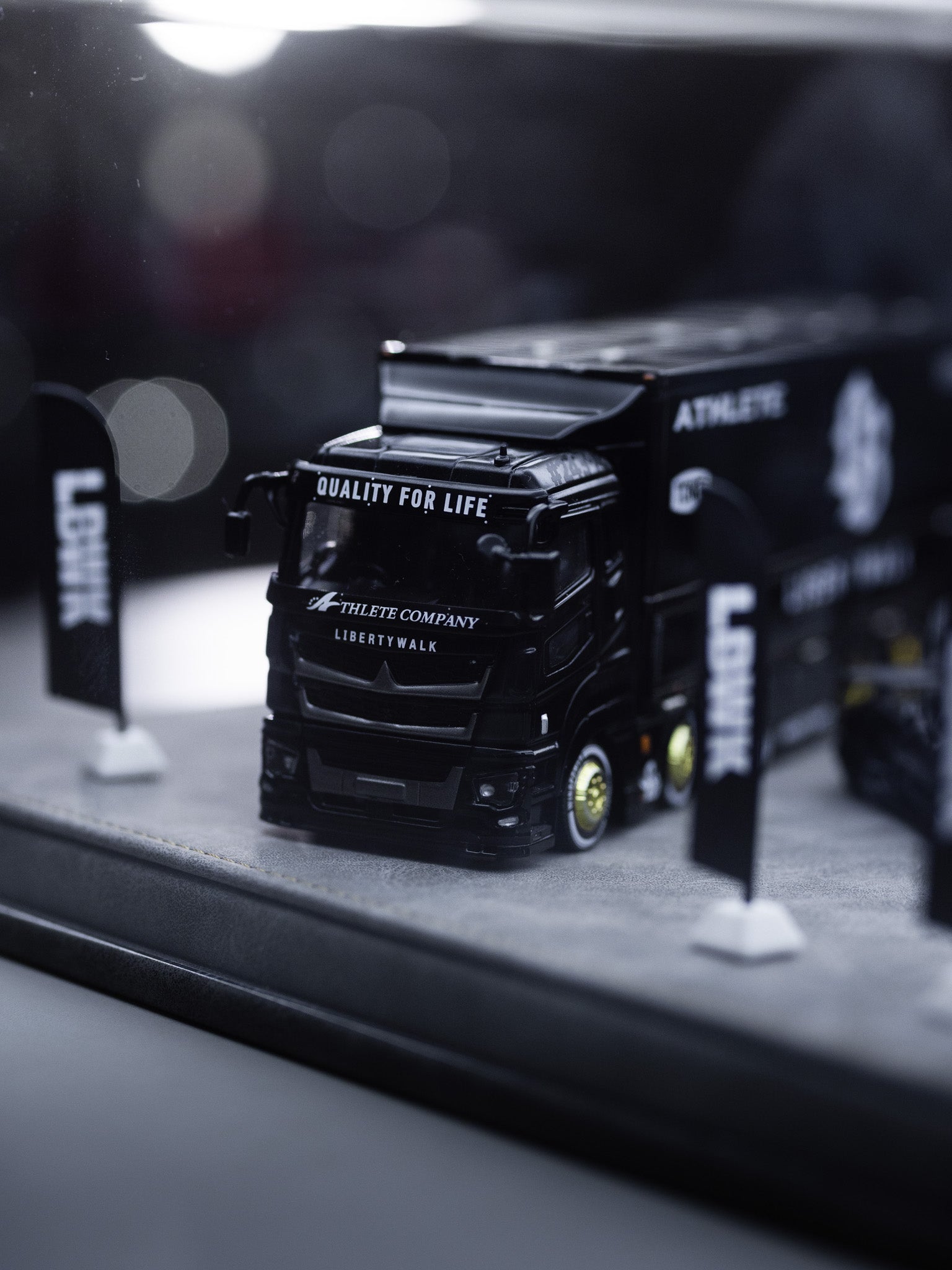 Liberty Walk 1/64 Matte Black Collection set