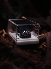 DUO 1/64 Resin Koenignsegg Agera RS Naraya Blue carbon/gold with Lighting