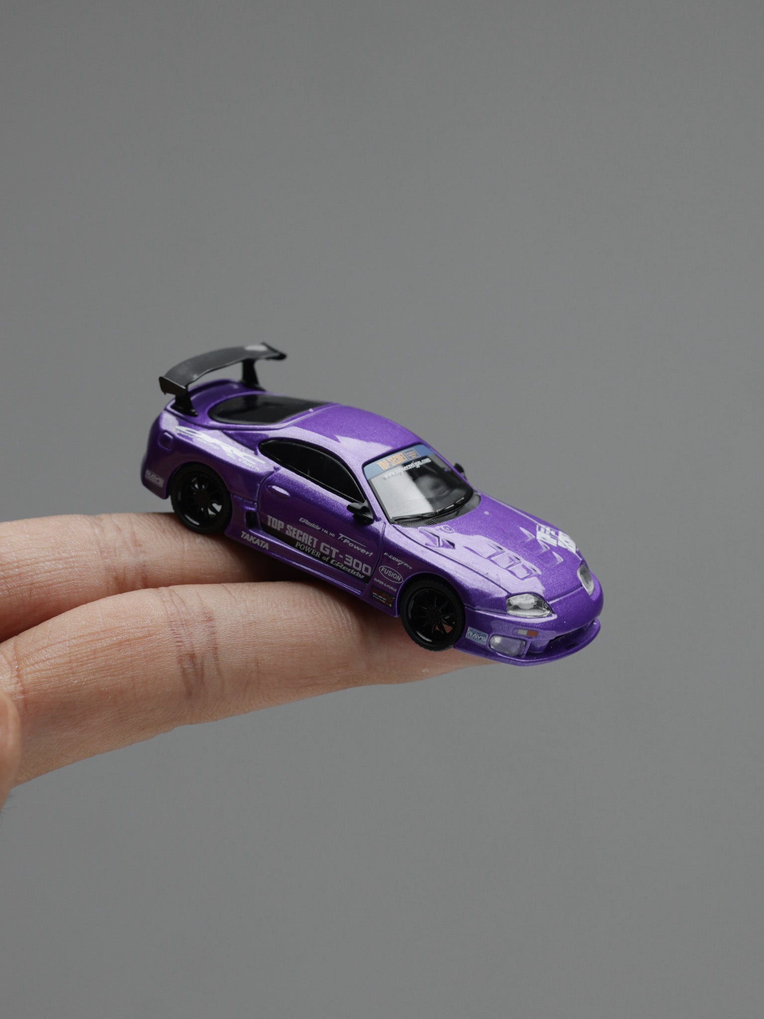 MINIGT 1/64 - Toyota Supra (A80) Top Secret GT-300 Top Secret Purple