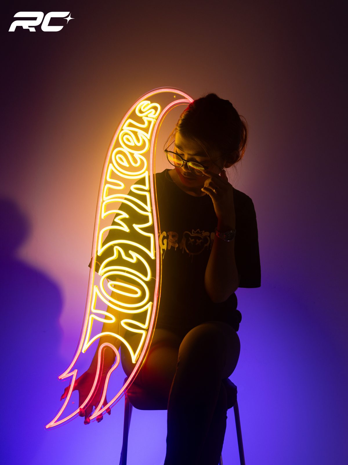 Premium Hotwheels Neon Sign 100cm x 30cm