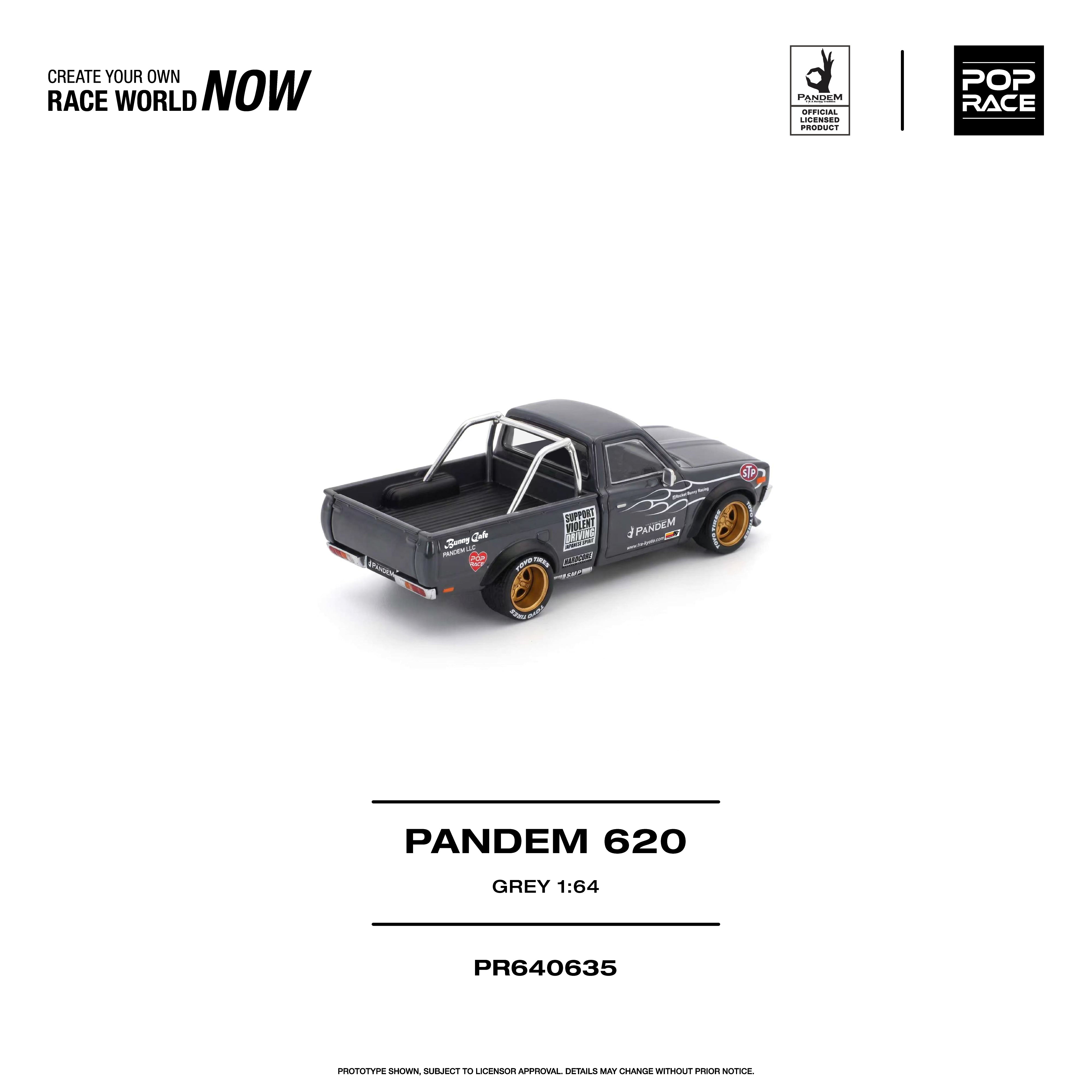 POP RACE 1/64 - PANDEM 620 GREY