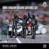 MOREART 1/64 BONE DRAGON RACING CAR DOLL SET