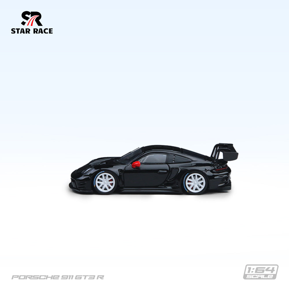 SR 1:64 Porsche 911 GT3 R Black and White Double Streak