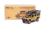  AR BOX 1:64 LAND ROVER DEFENDER 110 "CAMEL TROPHY" SUPPORT UNIT SABAH-MALAYSIA