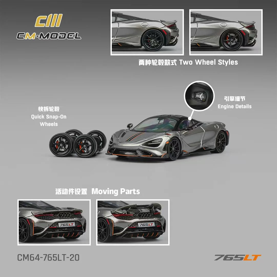 CM-Model - Mclaren 765LT Silver Gray