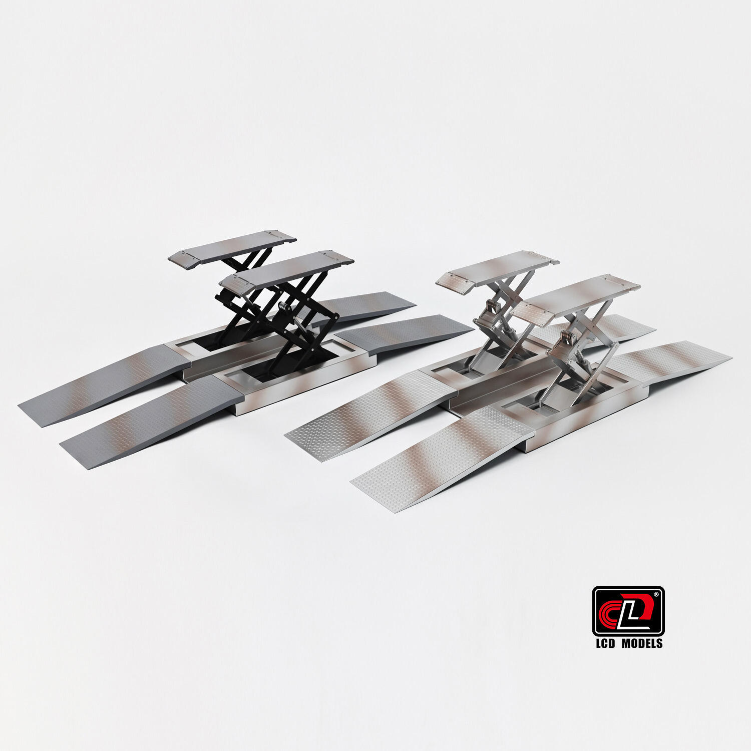 LCD 1/18 - Scissor lift Silver