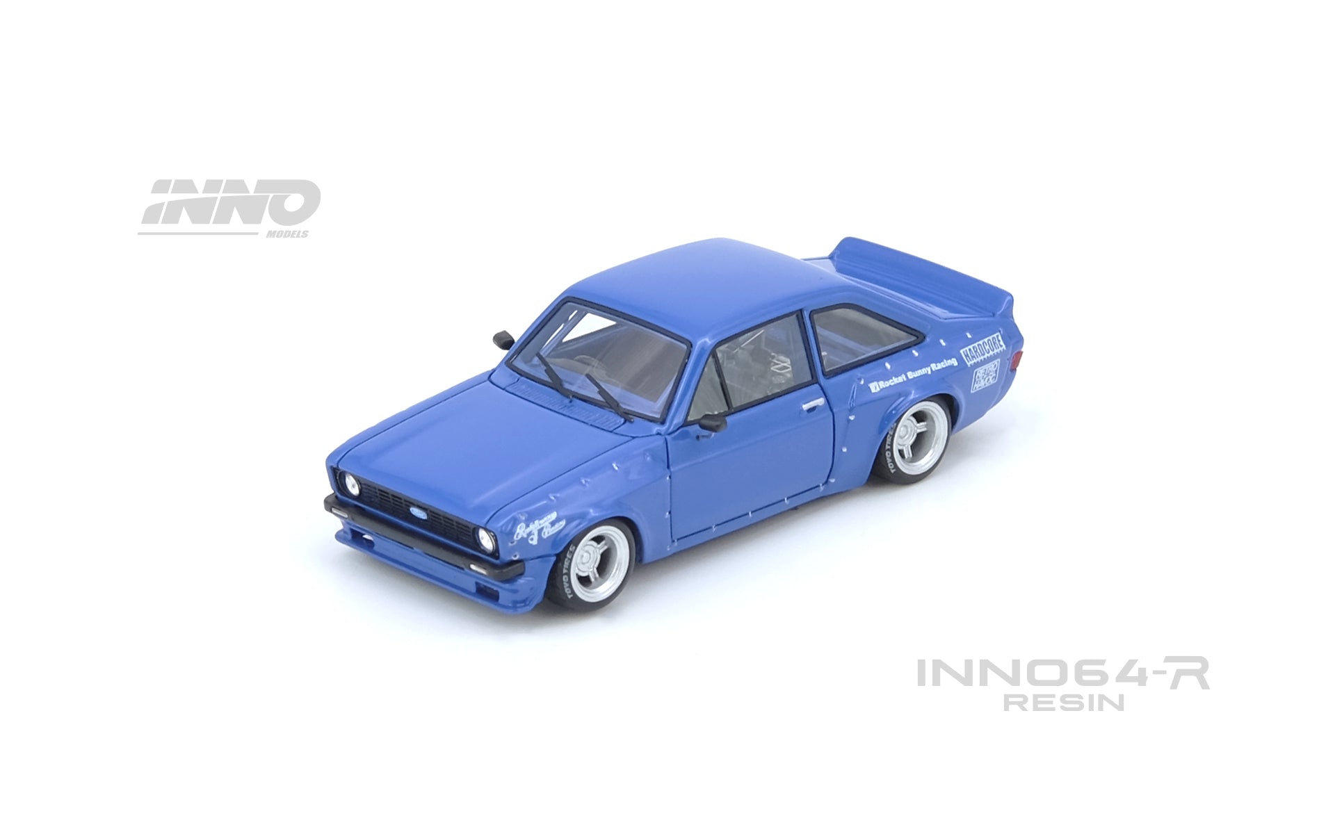 INNO64 - 福特 ESCORT MK2 PANDEM "EMOTION" RETRO HAVOC 红色/蓝色 树脂模型