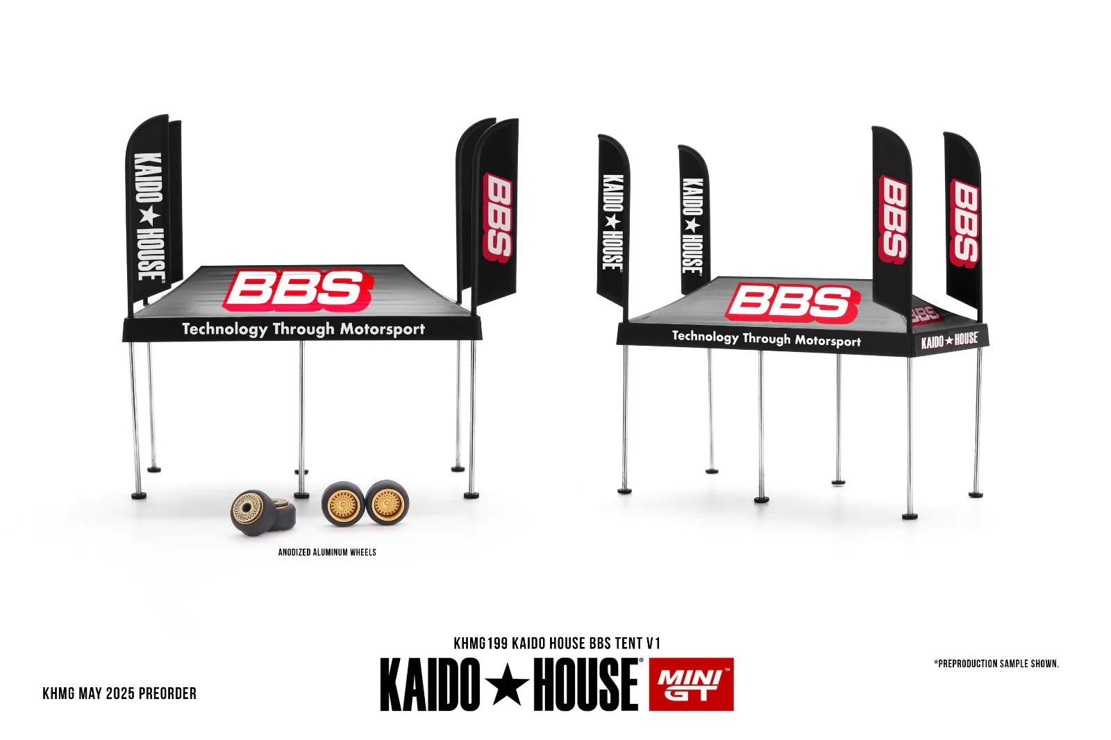 KAIDO HOUSE X MINI GT 1:64 合金模型车 - Kaido House BBS Tent V1