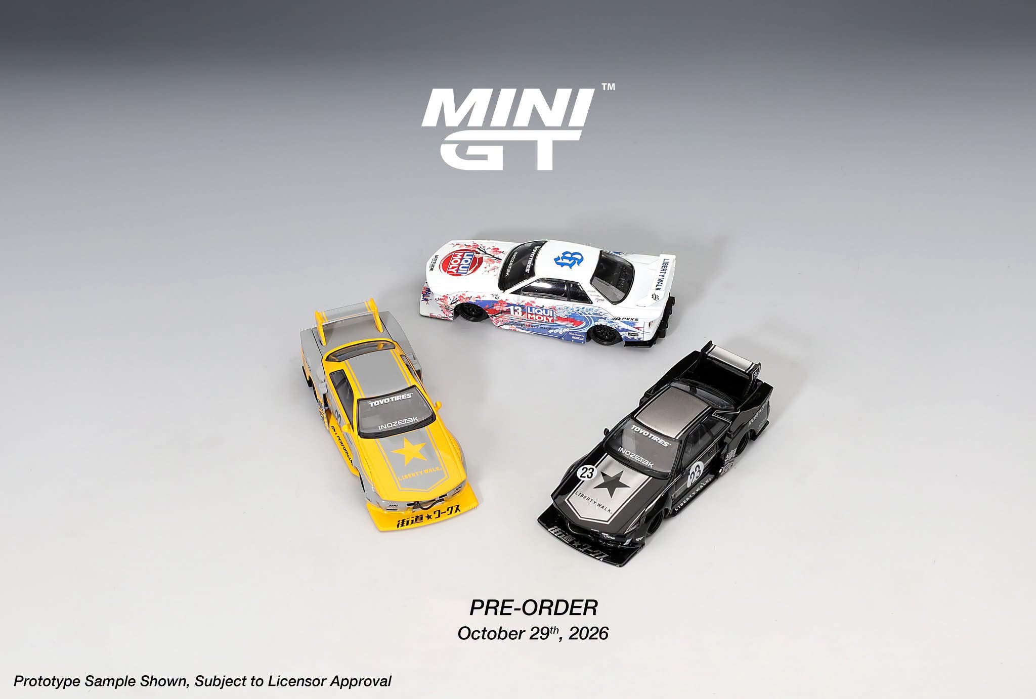 MINIGT 1/64 兰博基尼 LB-Silhouette WORKS MURCIELAGO GT Evo Advan
