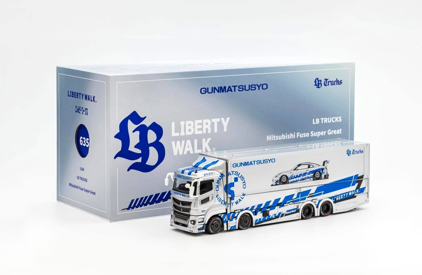 GCD's limited edition 1/64 scale Mitsubishi Fuso transport truck model