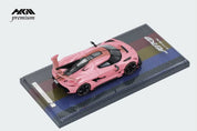 HKM Premium 1:64 Alloy Model! Koenigsegg Jesko Attack High Wing Hypercar
