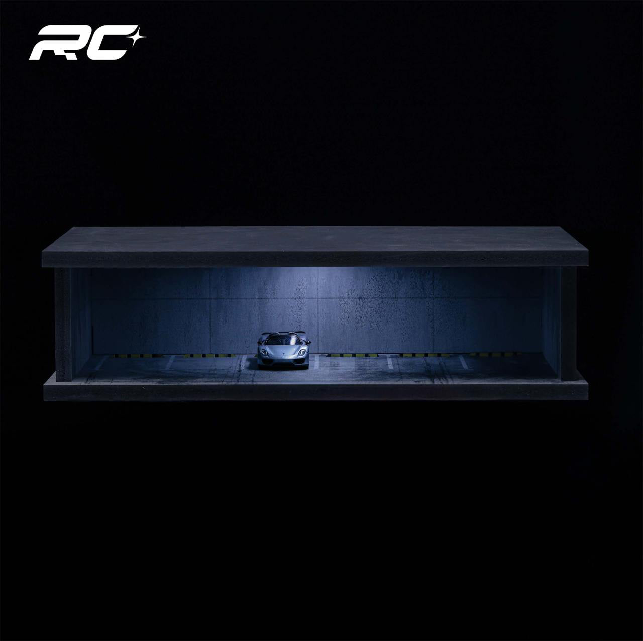 MOREART1:64 UNDERGROUND PARKING GARAGE LIGHTING VERSION ASSEMBLY SCENE MODEL