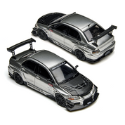 Time Micro 1:64 EVO 9 LANCER EVOLUTION Silver Open-Top Edition