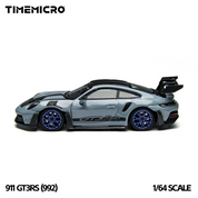 TimeMicro 1/64 992 GT3 RS Polar Grey