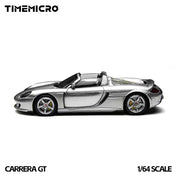 TimeMicro Carrera GT Silver Die-Cast Car Model