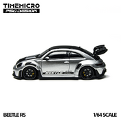 TimeMicro × PSC DESIGN 1:64 Beetle RS First Edition Silver Die-Cast Car Model