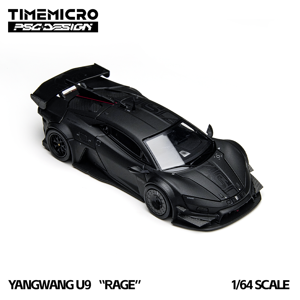 TimeMicro × PSC DESIGN 1:64 Scale U9 “RAGE” Black