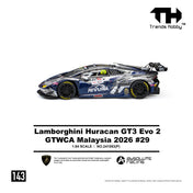 Trends Hobby TH 1/64 Lamborghini  Huracan GT3 EVO2 GT World Challenge Asian Cup GTWCA Malaysia 2026