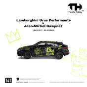Trends Hobby TH 1/64 Lamborghini Urus Performante x Jean-Michel Basquiat Black Livery