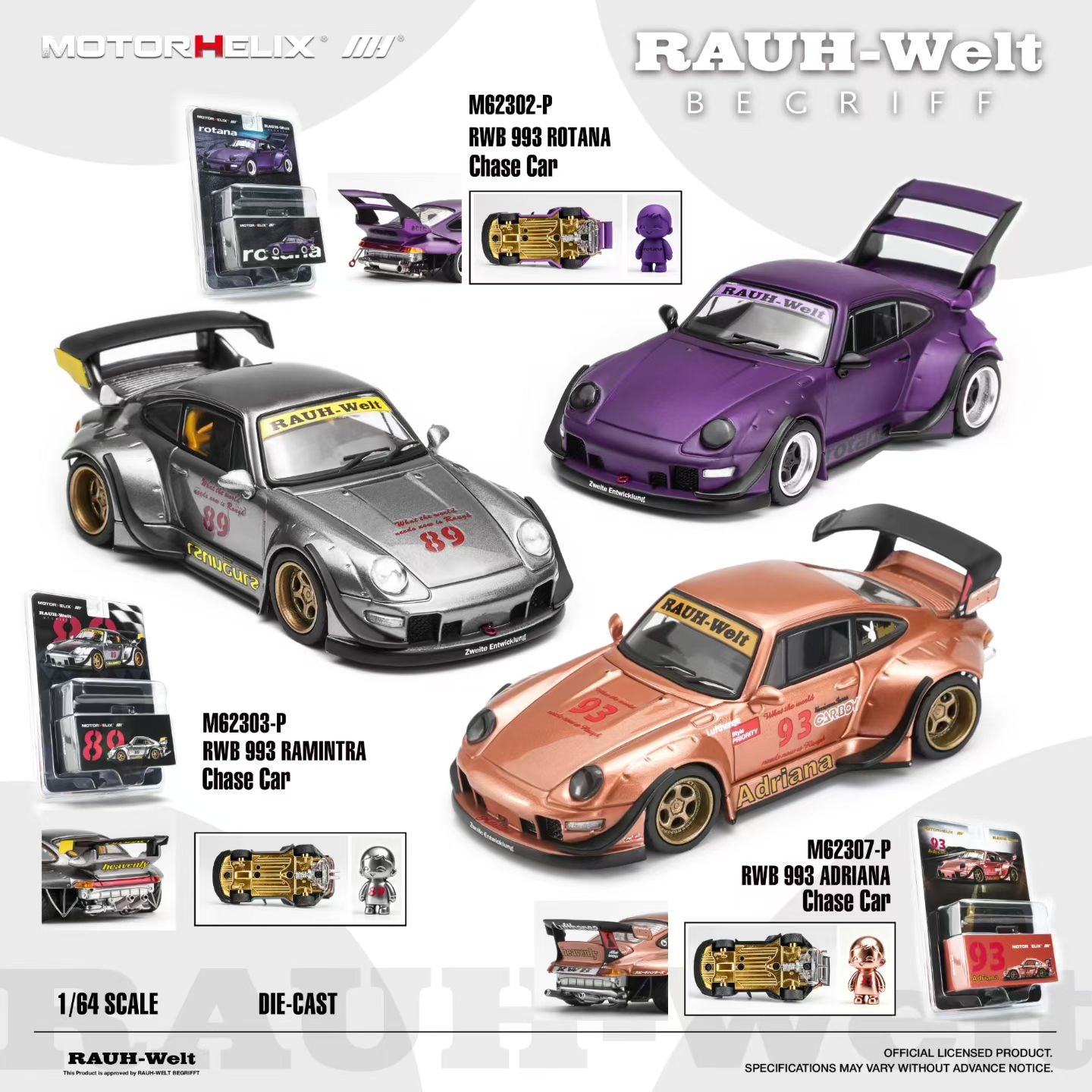 MOTORHELIX 1/64 RWB 993 Adriana