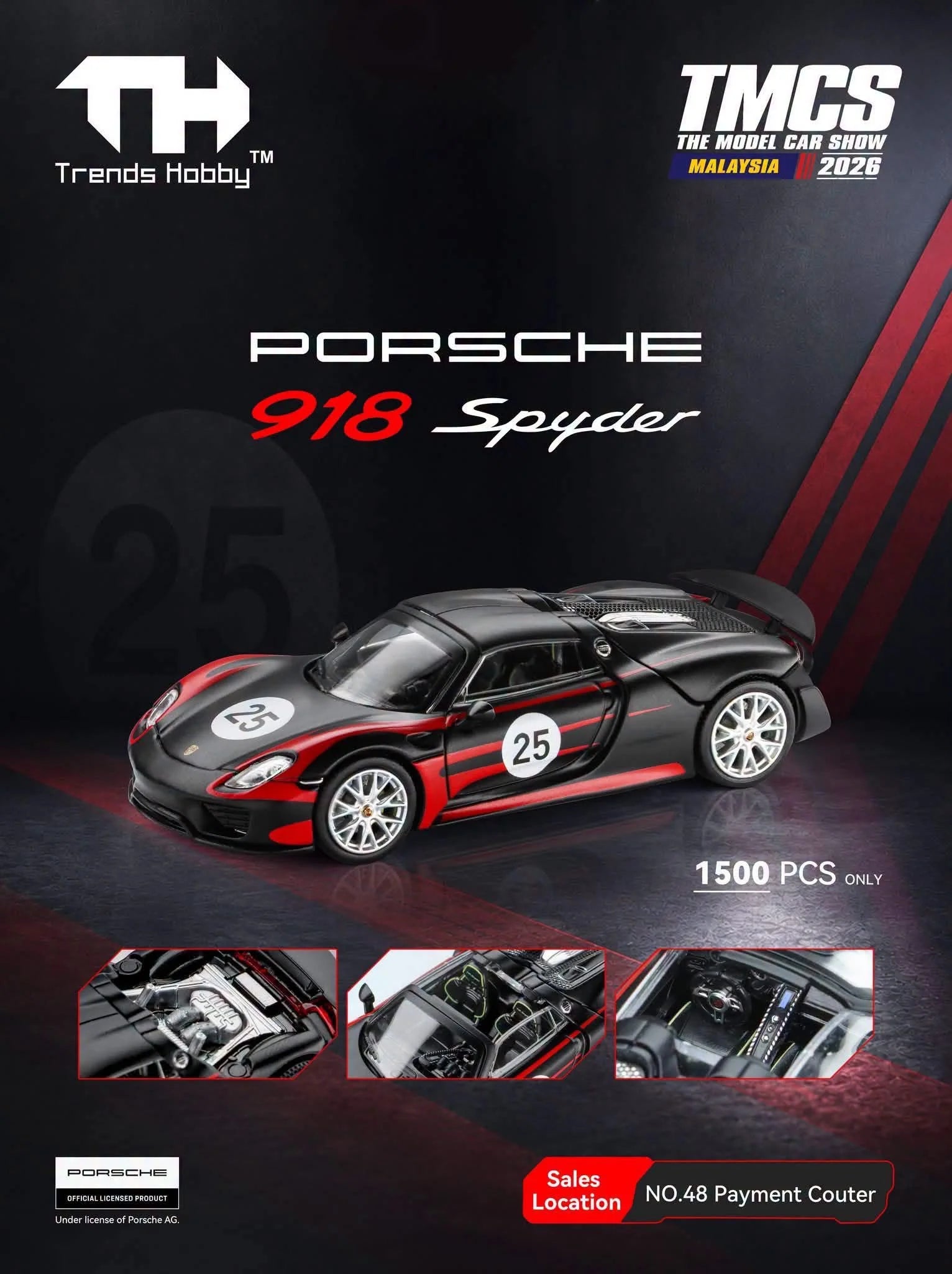 Trends Hobby 1/64 - Porsche 918 Spyder TMCS