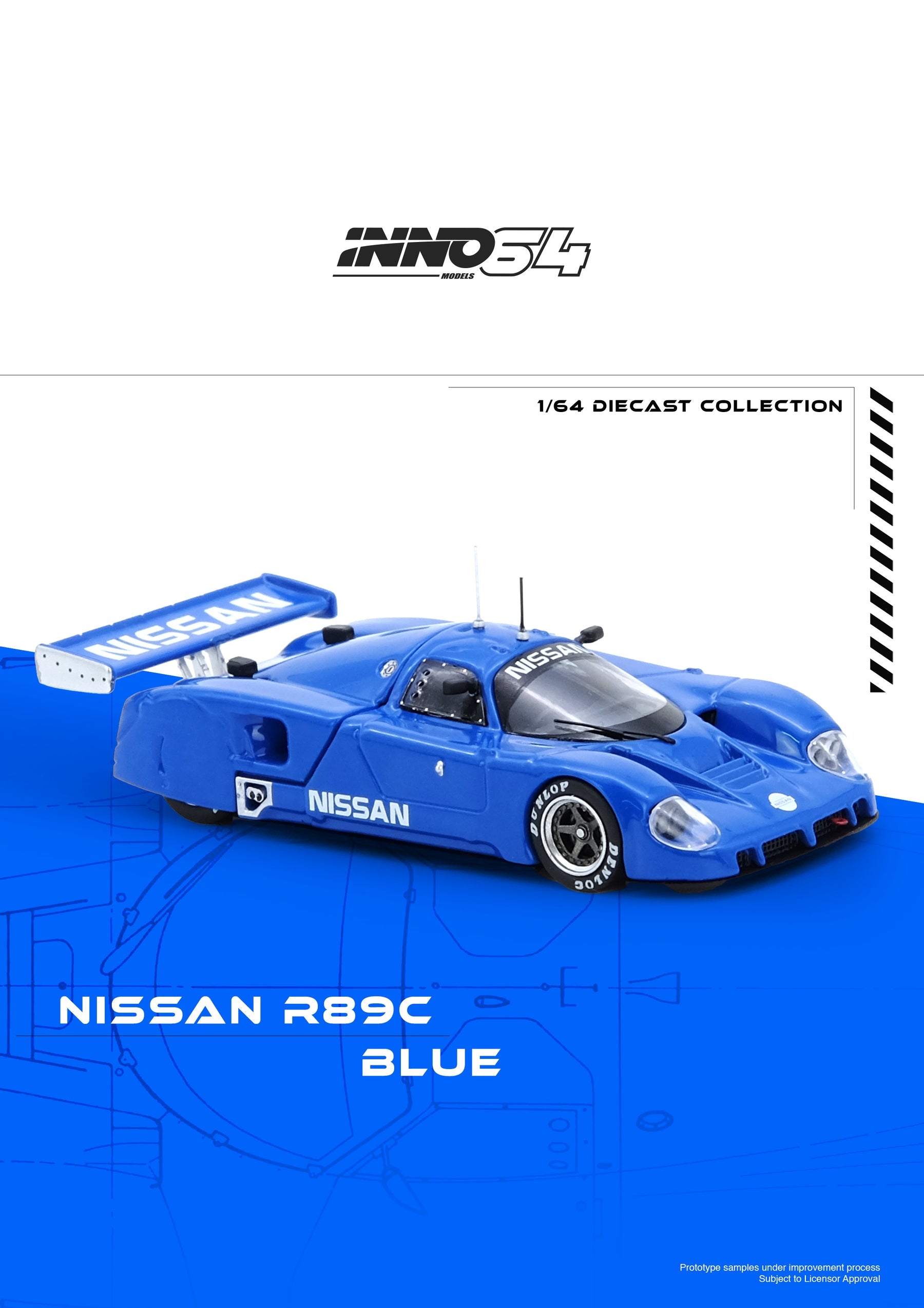INNO64 1:64 日产 R89C 蓝色 IN64-R89C-BL