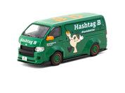 Tarmacwork 1/64 Toyota Hiace Widebody Hashtag B Special Edition
