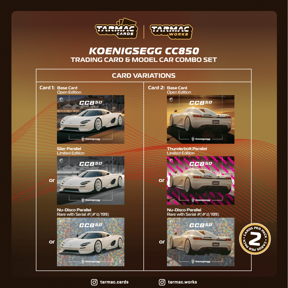 Tarmac Works 1:64 科尼赛克 CC850 白色 (T64G-TL051-WH)