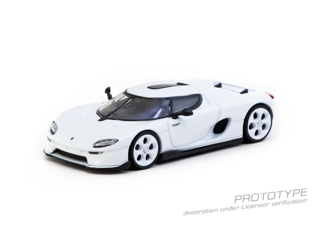 Tarmac Works 1:64 科尼赛克 CC850 白色 (T64G-TL051-WH)