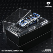 TimeTop 1:64 科尼赛克One-1警车仿真合金汽车模型