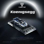 TimeTop 1:64 科尼赛克One-1警车仿真合金汽车模型