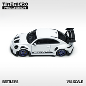 TimeMicro × PSC DESIGN 1: 64 Beetle RS White Beetle RS White Simulation Alloy Car Model