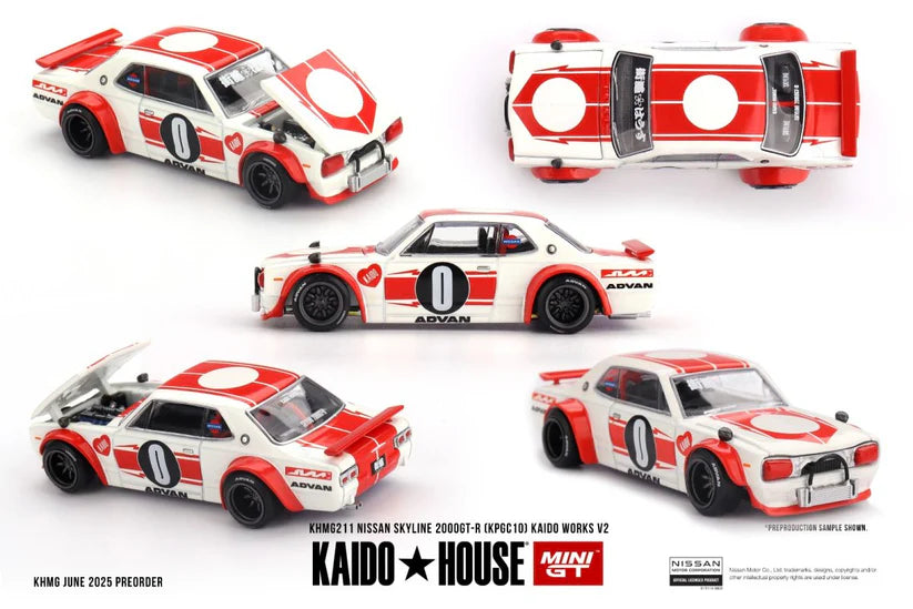 KAIDO HOUSE 1/64 日产SKYLINE 2000GT-R (KPGC10) KAIDO WORKS V2