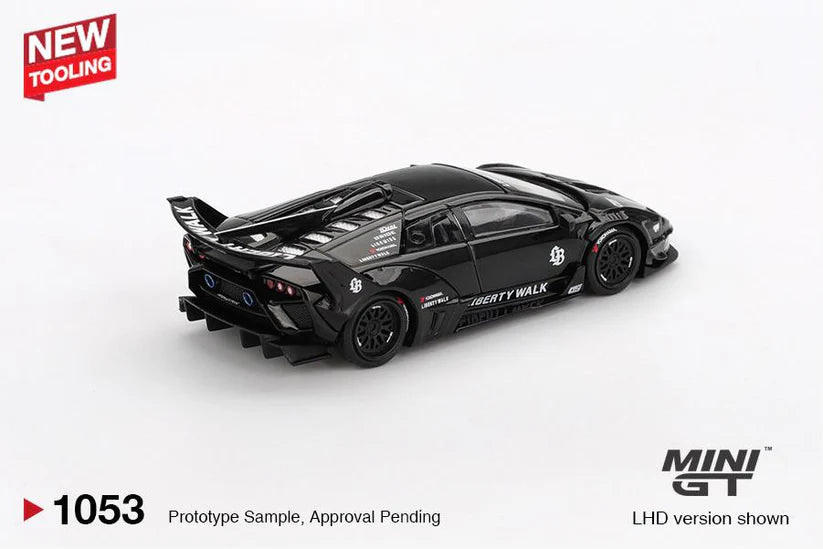 MINIGT 1/64 - LAMBORGHINI LB-SILHOUETTE WORKS MURCIELAGO GT EVO BLACK